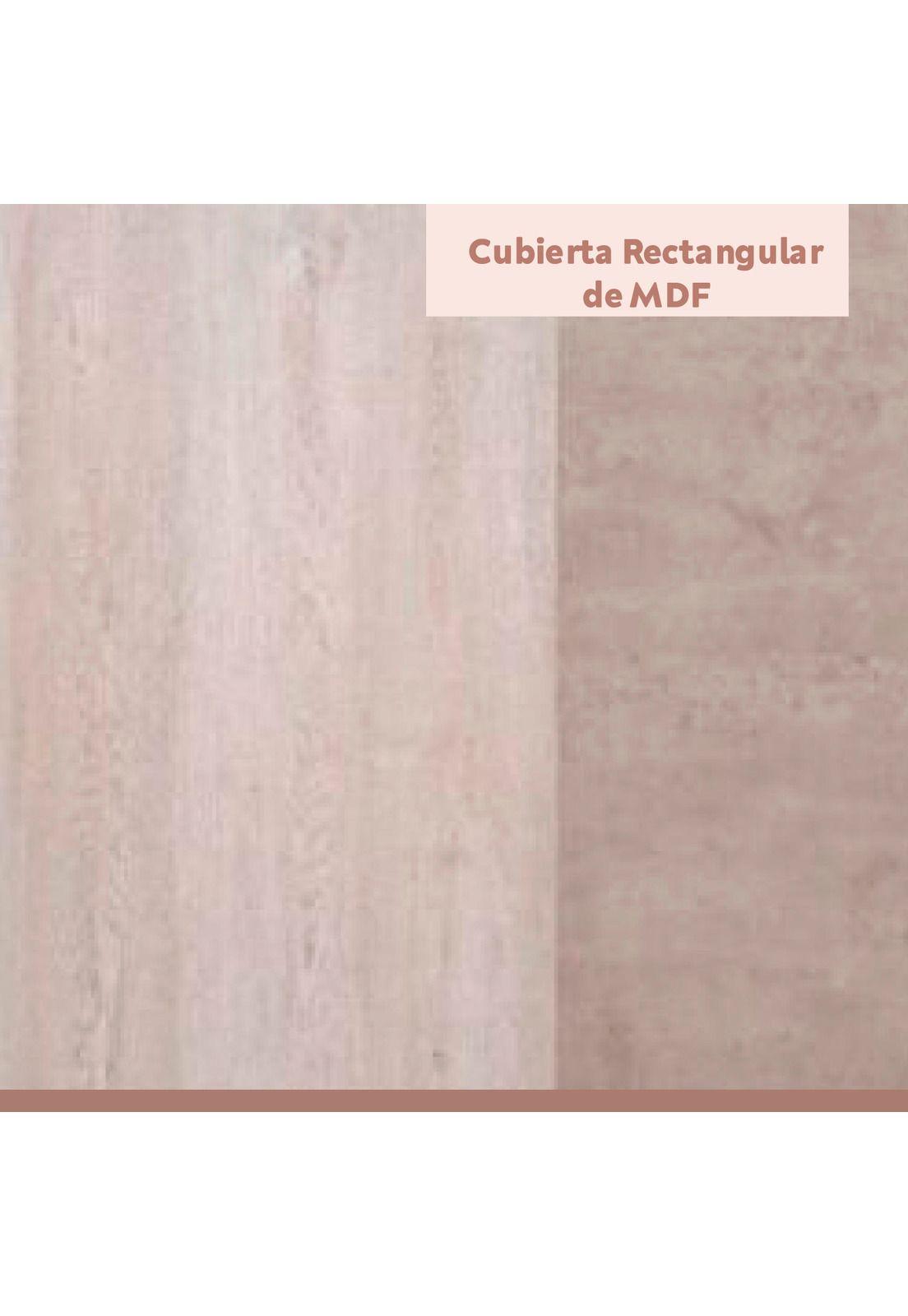 Mesa extensible 120 a 160 cm, ancho 80cm - Madera Clara -4