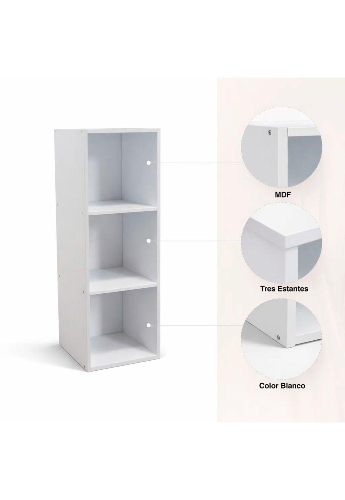 Estante Eiry 3 Color Blanco-4