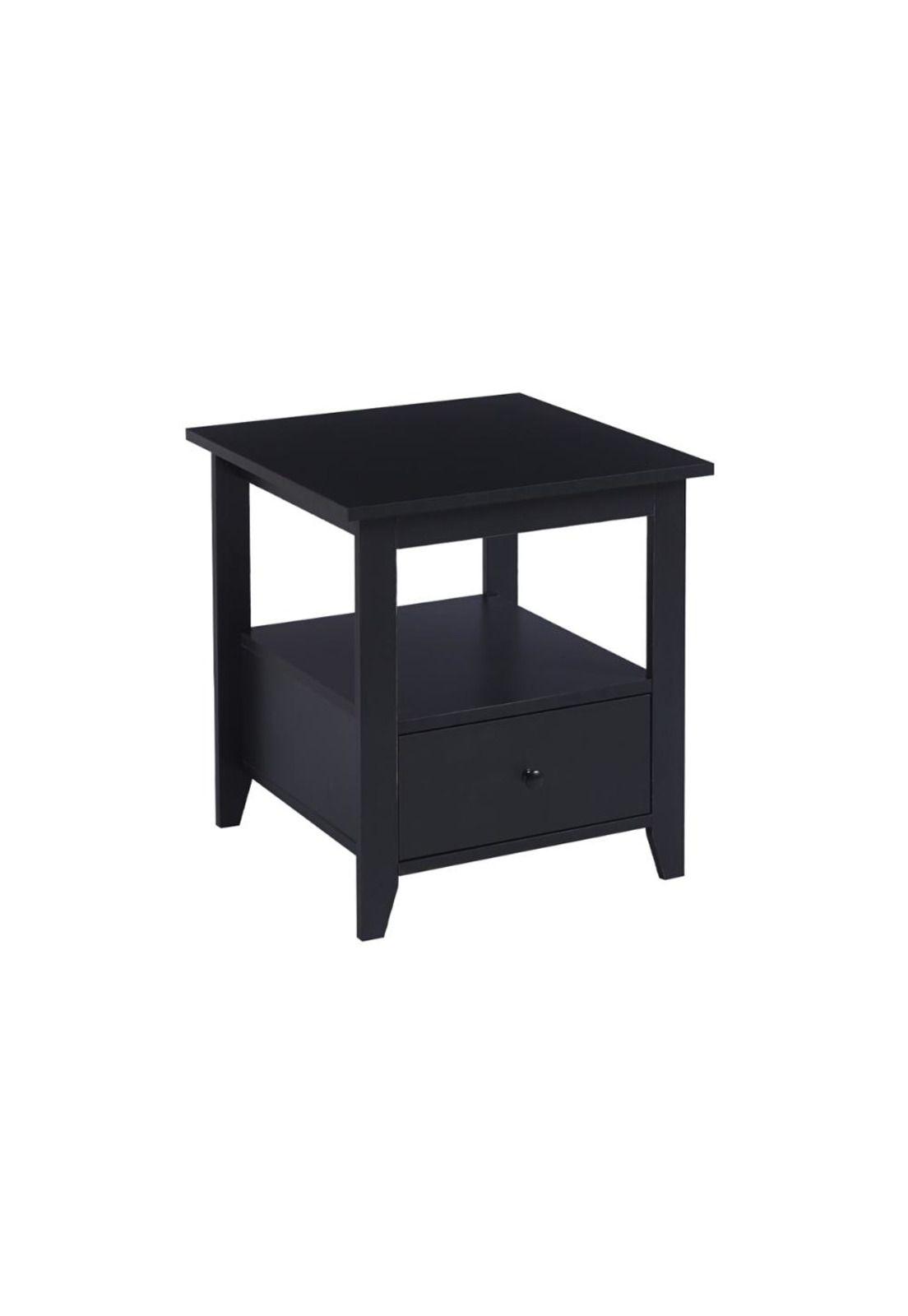 Velador Mesa Lateral Auxiliar con Cajón Bohemio-0