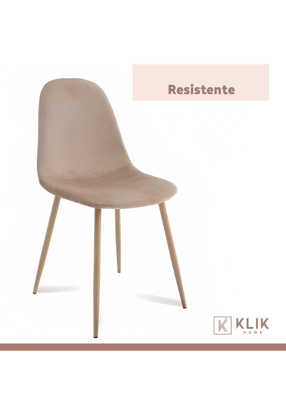 Silla Spoon Velvet - Beige-6