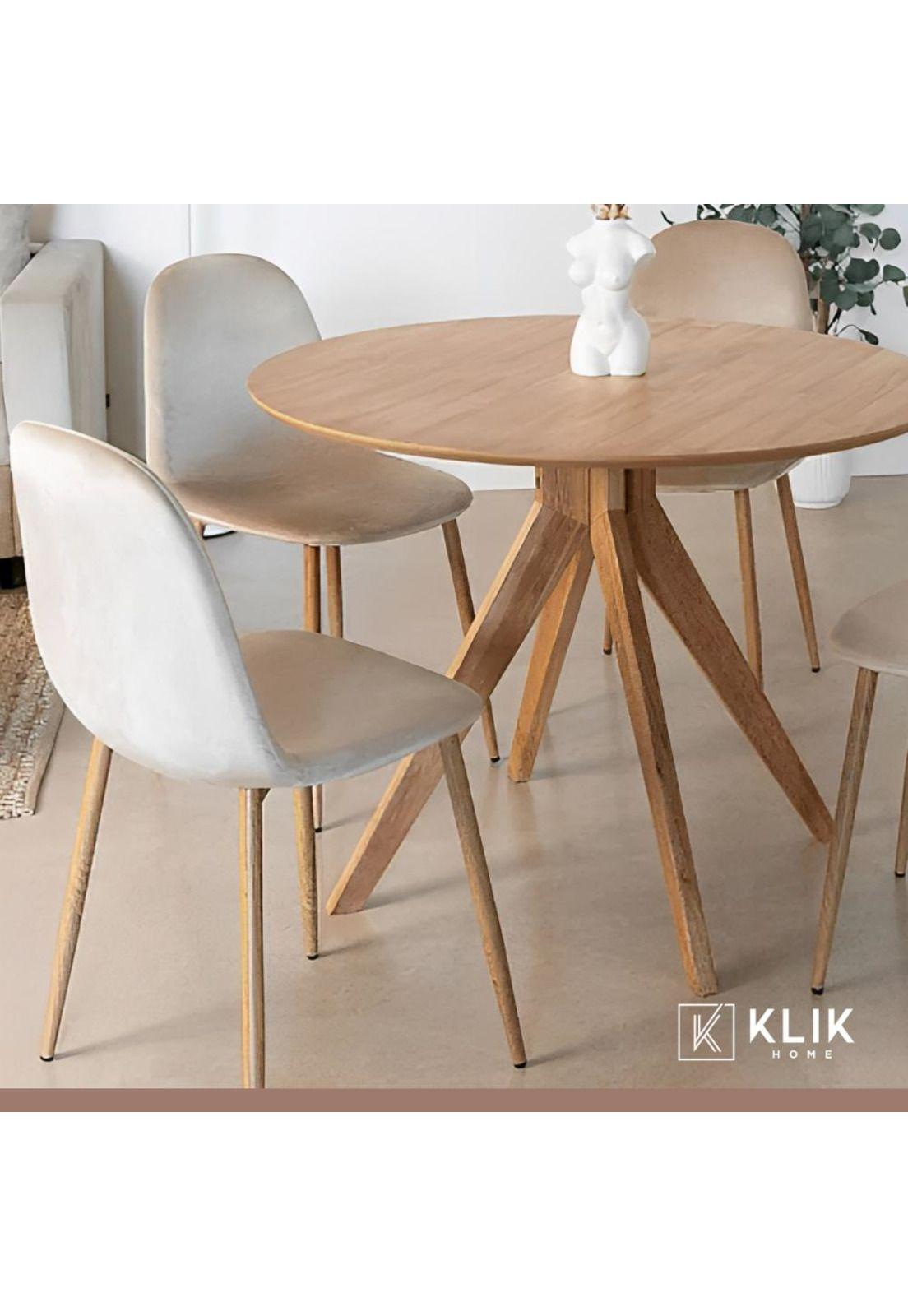 Silla Spoon Velvet - Beige-7