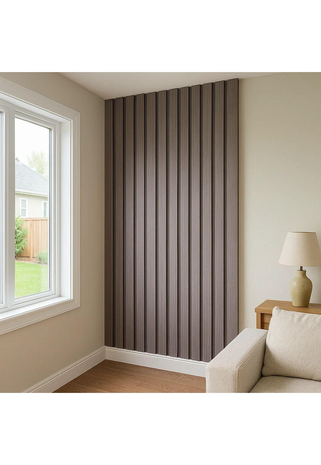 Pack de 16 Revestimientos Siding WPC interior color Gris-1