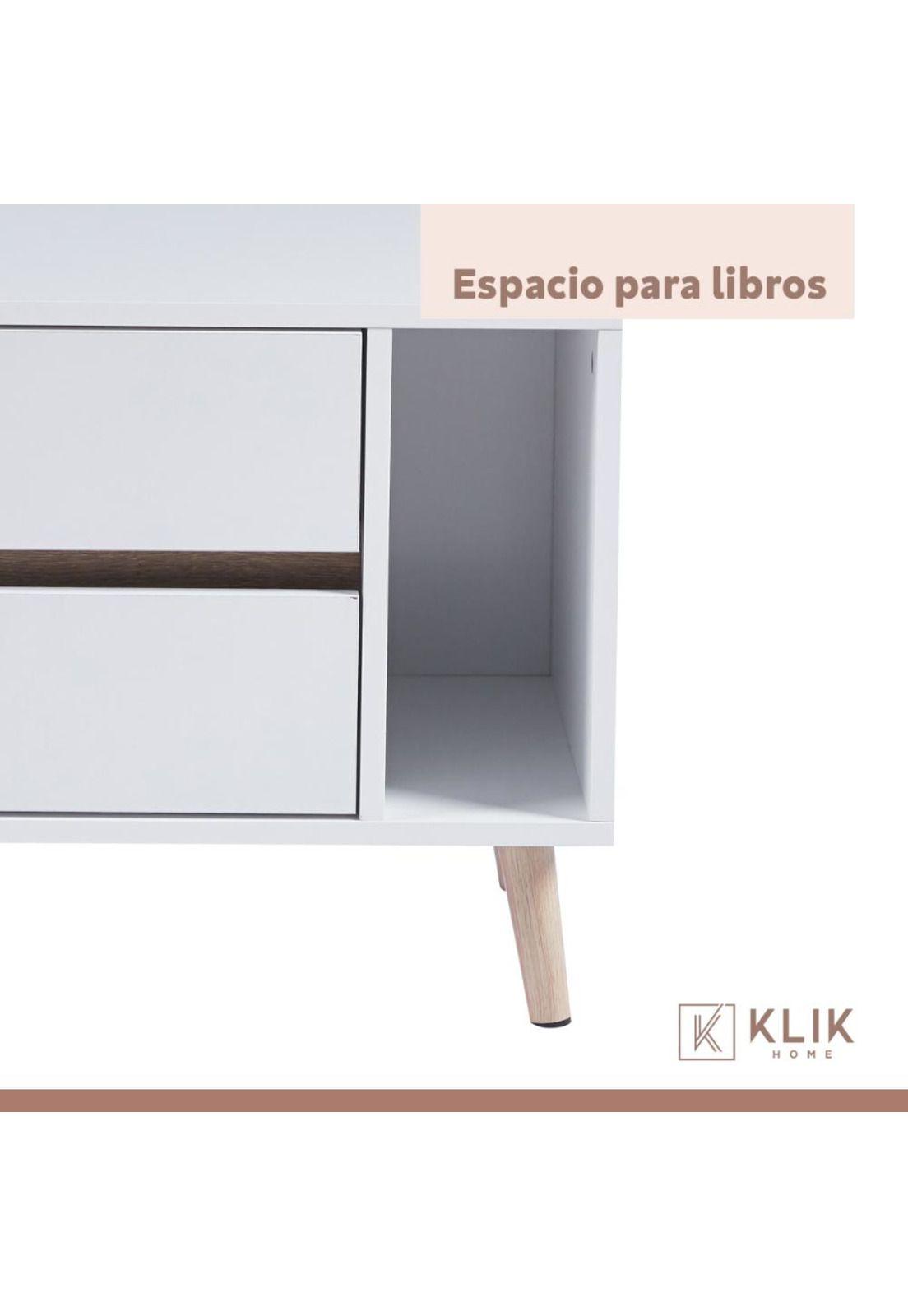 Pack de 2 Veladores Nordic Elegance Blanco-5