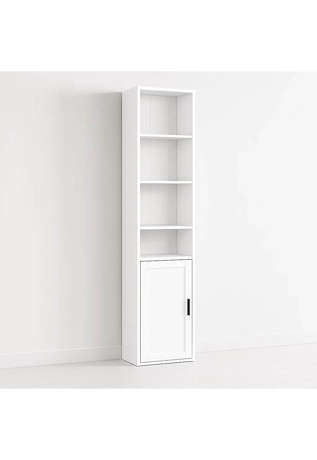 Librero MultiStore con Puerta - Blanco-0