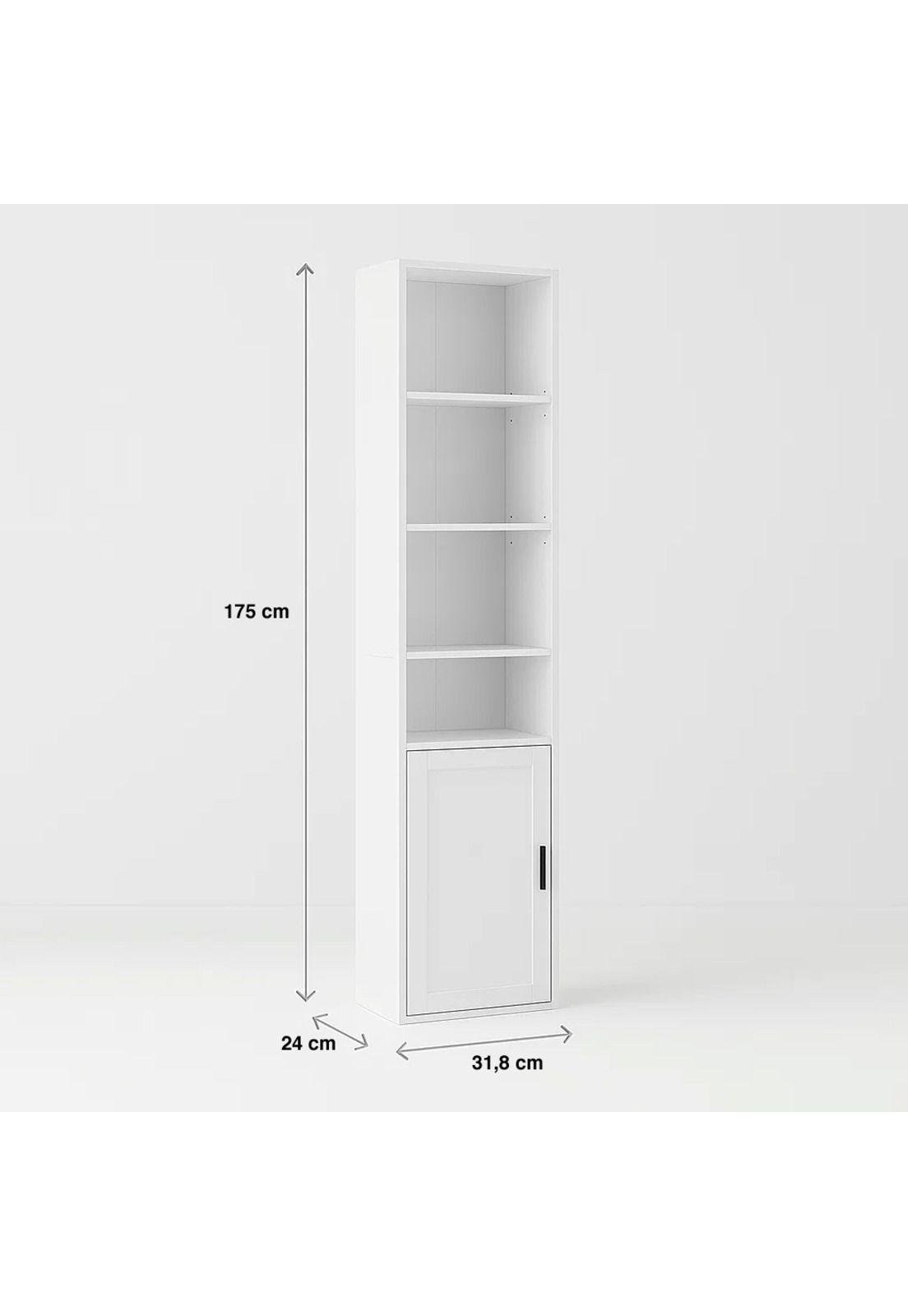 Librero MultiStore con Puerta - Blanco-3