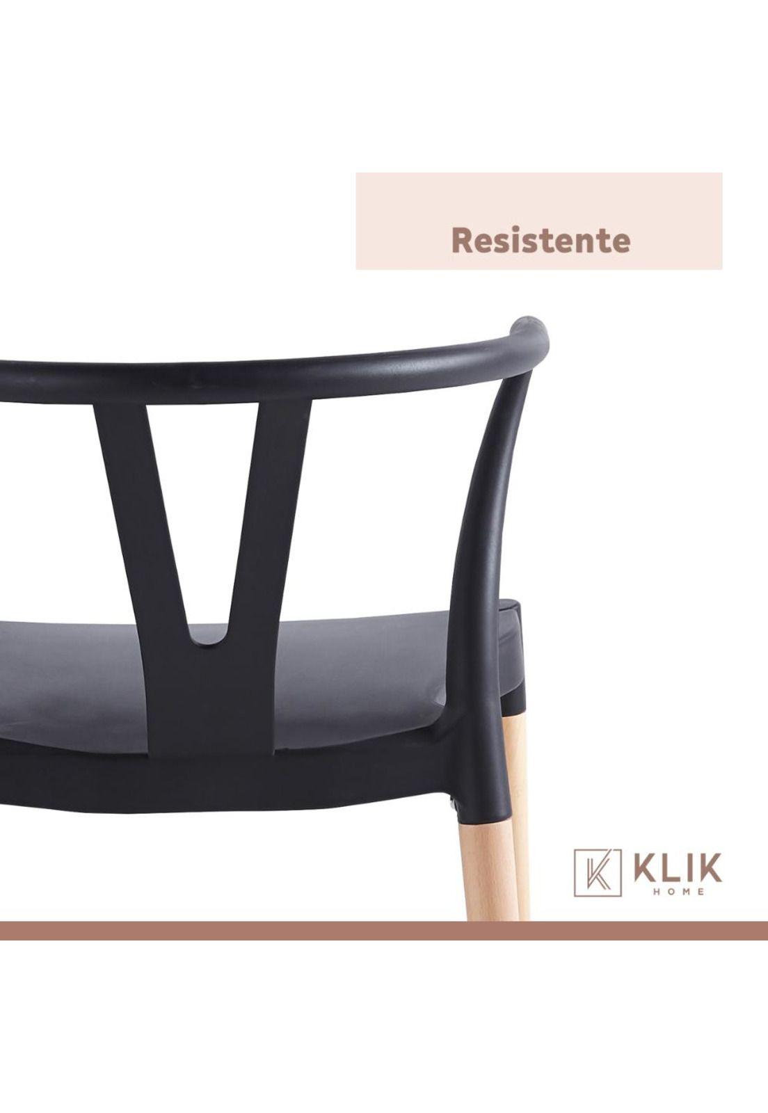Silla Wishbone - Negra-7