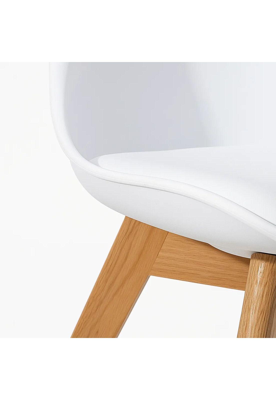Silla Tulip Acolchada - Blanca-5