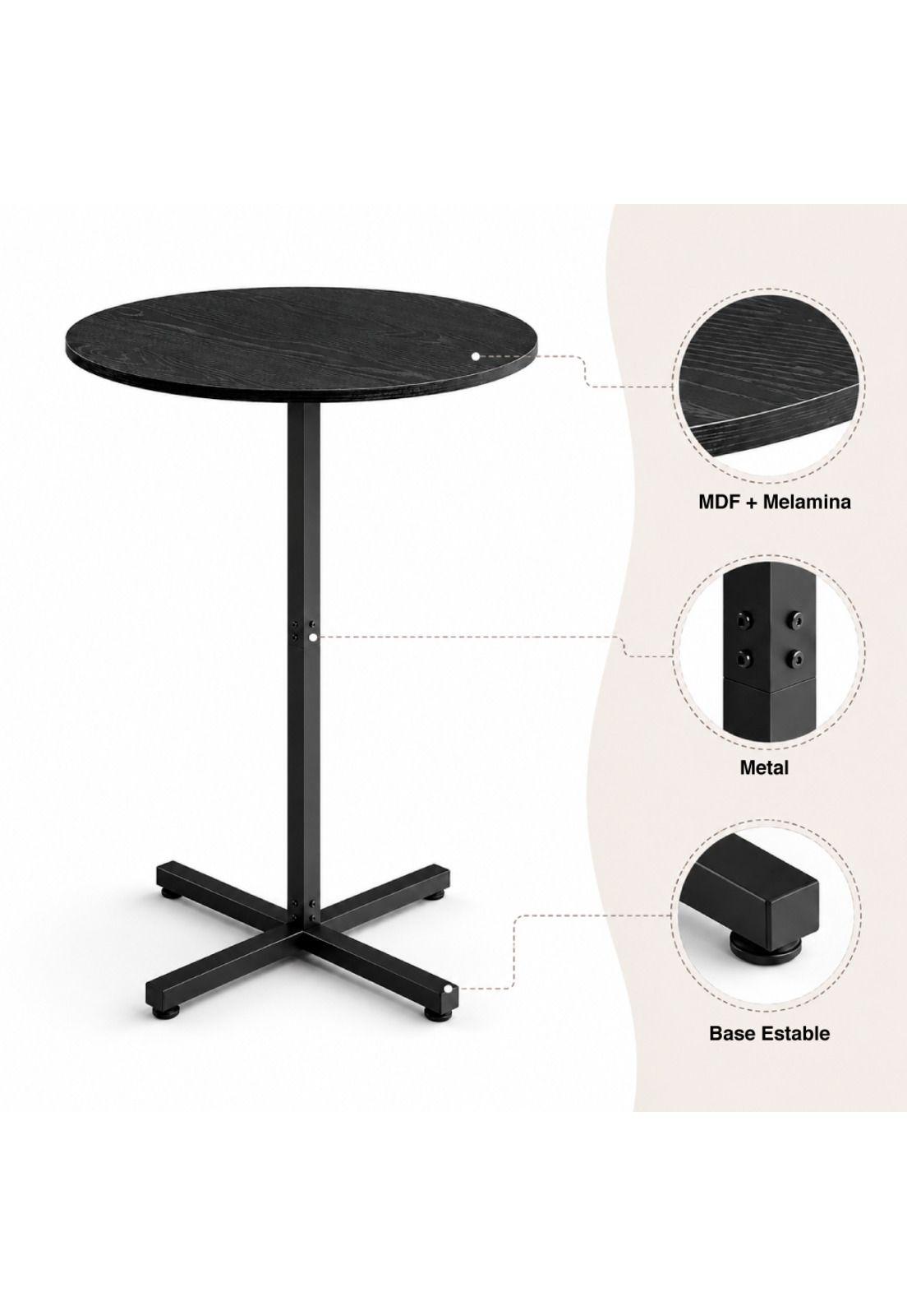 Mesa alta para bar Tach 60x60x104-4