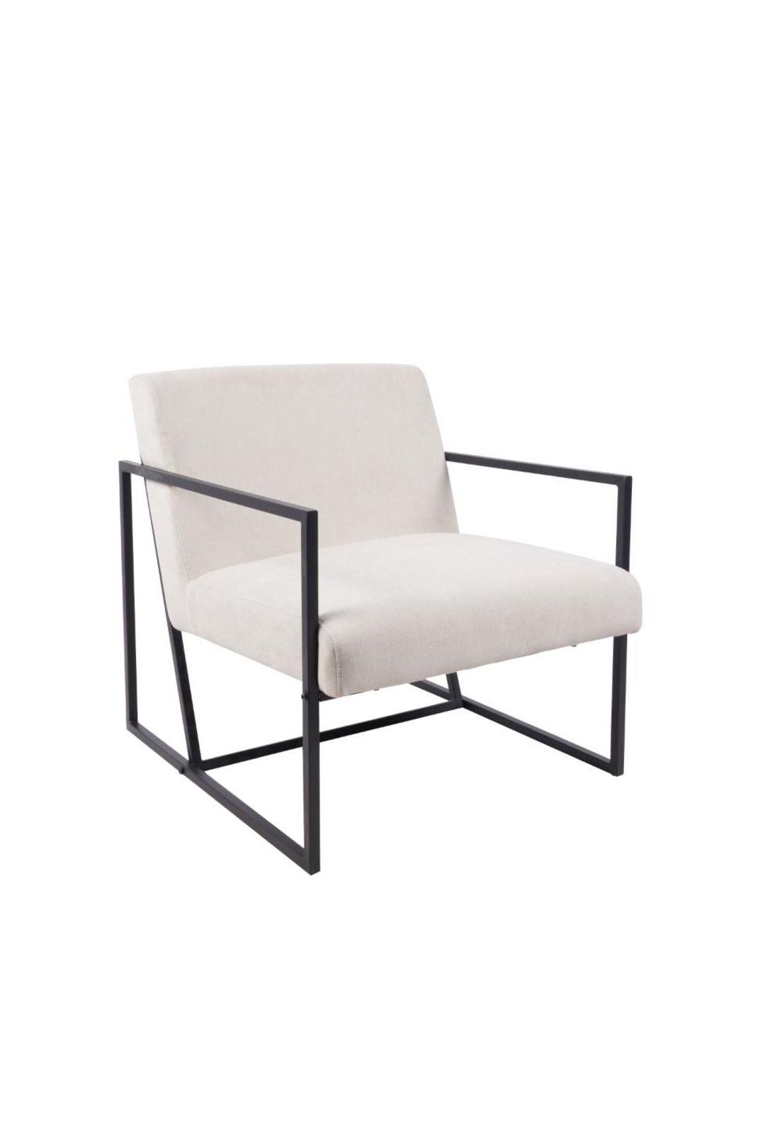 Poltrona Modern Fabric - Beige-0