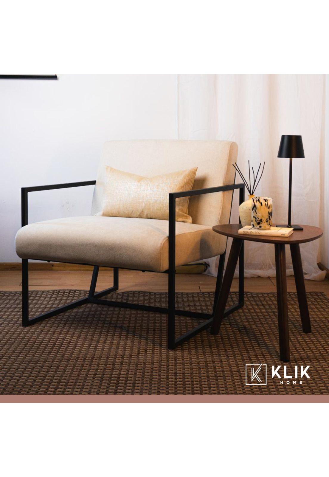 Poltrona Modern Fabric - Beige-1