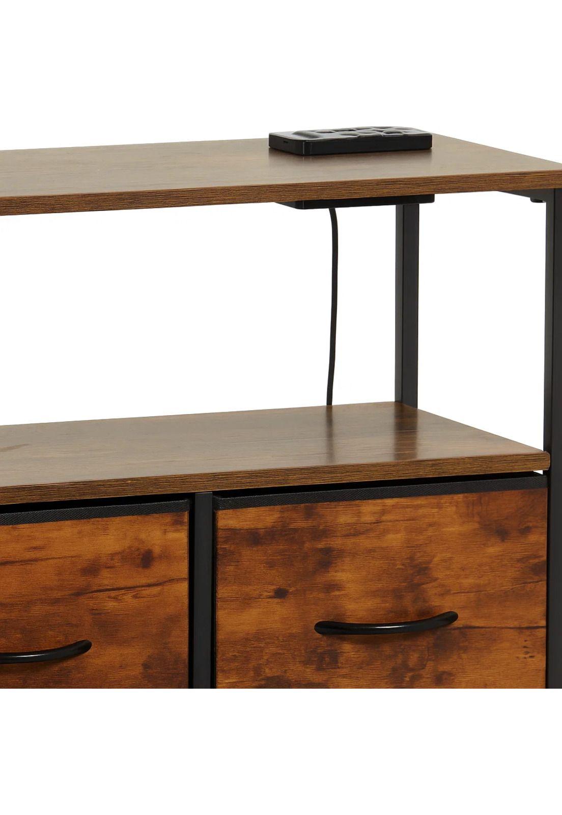 Mueble Organizador Metalik Estilo Industrial - Rústico-5