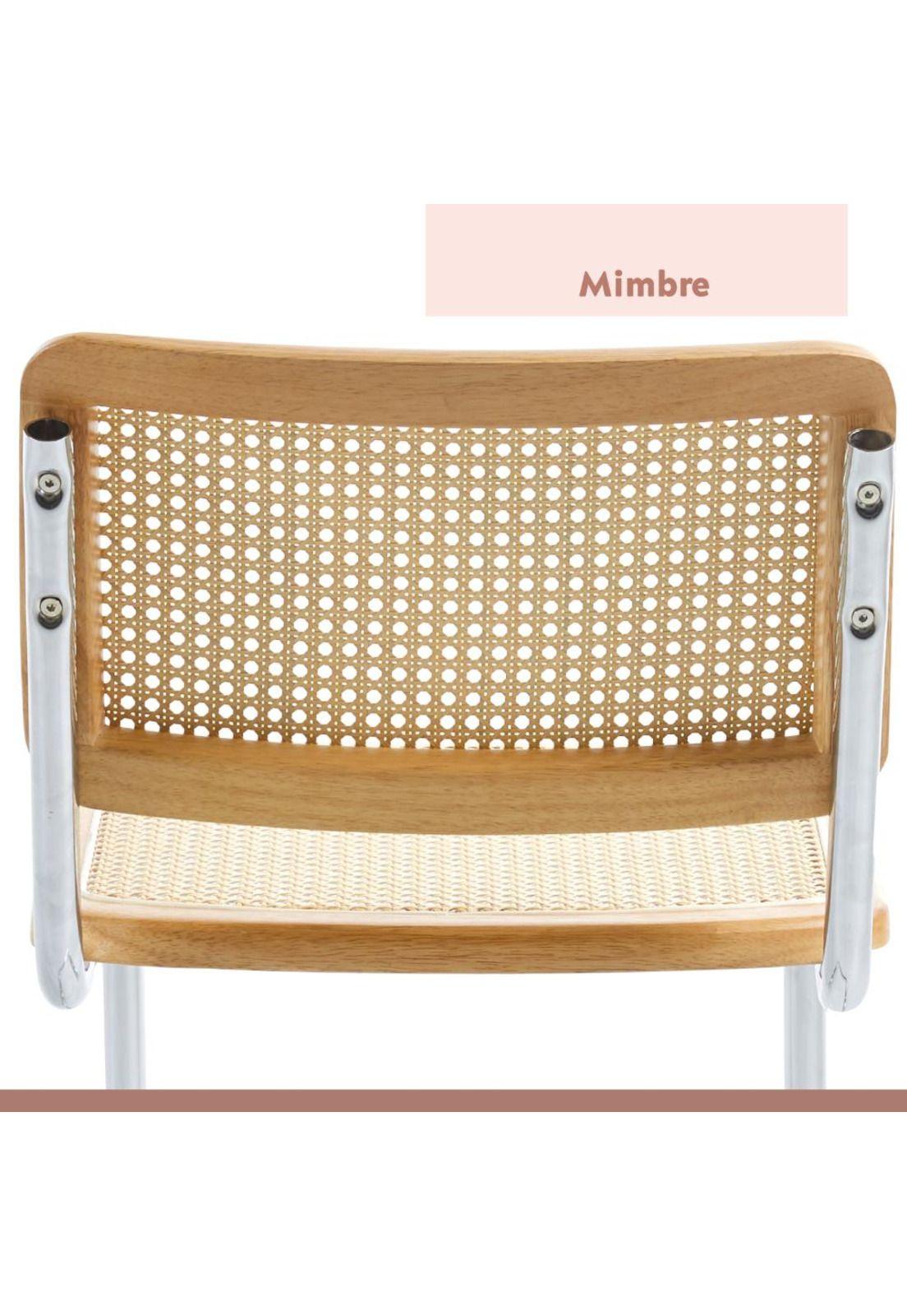Pack de 2 Sillas Breuer Madera y Rattan - Madera-5