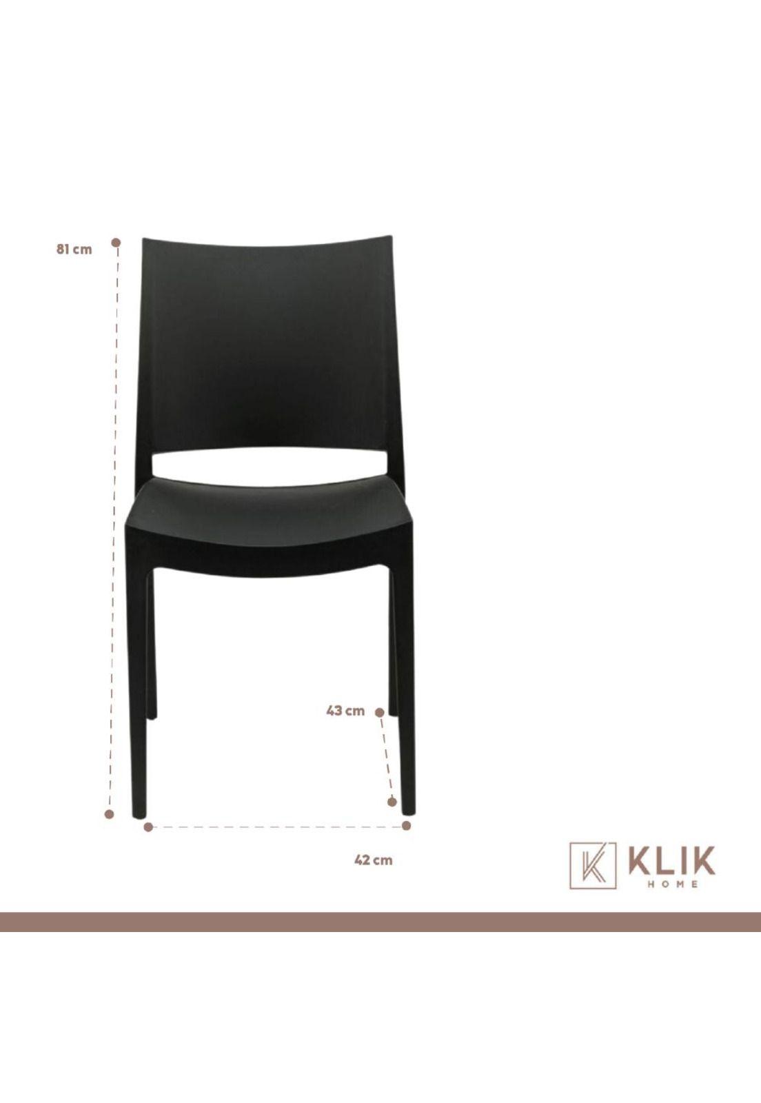 Comedor Eames 100cm redonda Negra + 4 Sillas tipo Restaurante-4