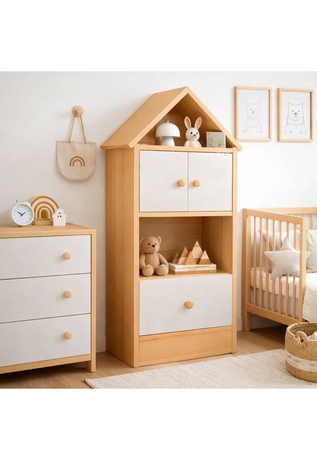 Estanteria madera organizadora para niños-2