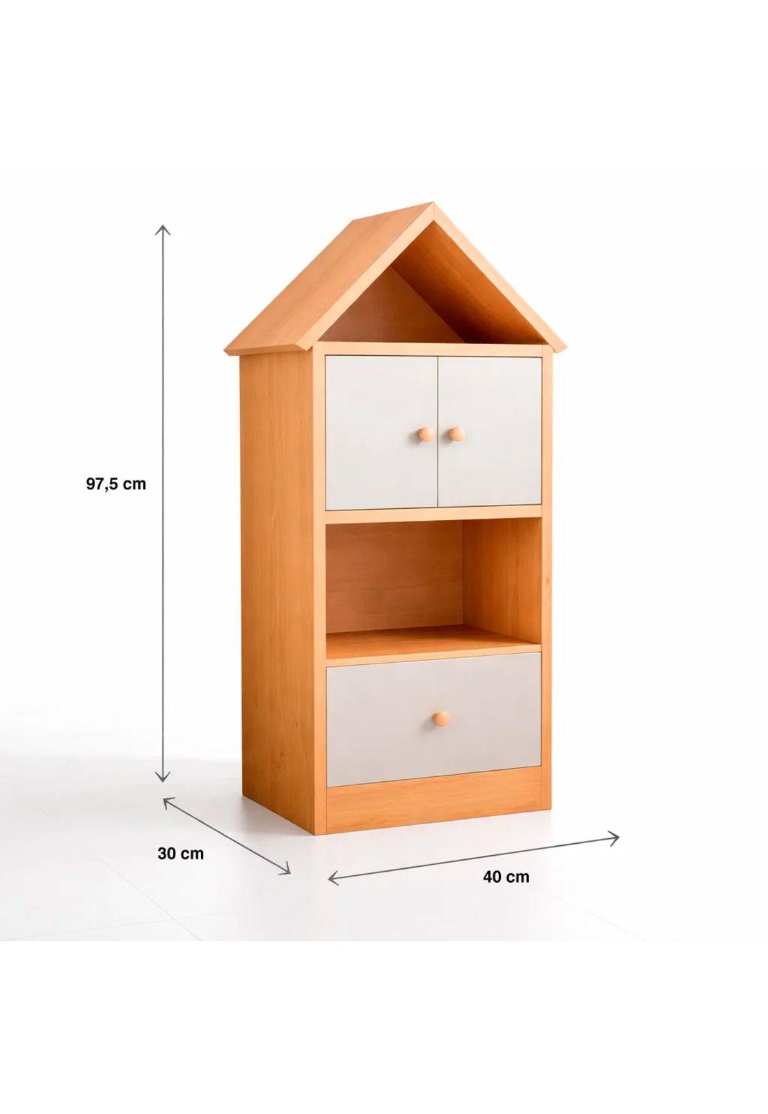 Estanteria madera organizadora para niños-3