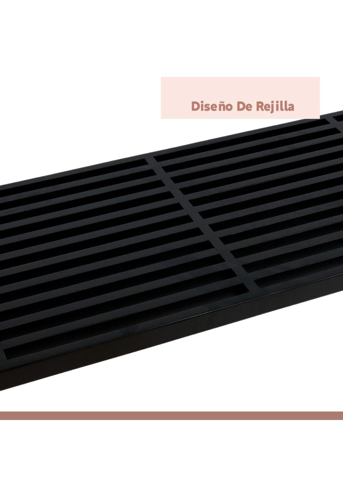 Banqueta de Madera y Metal George Nelson 160cm - Negra-5