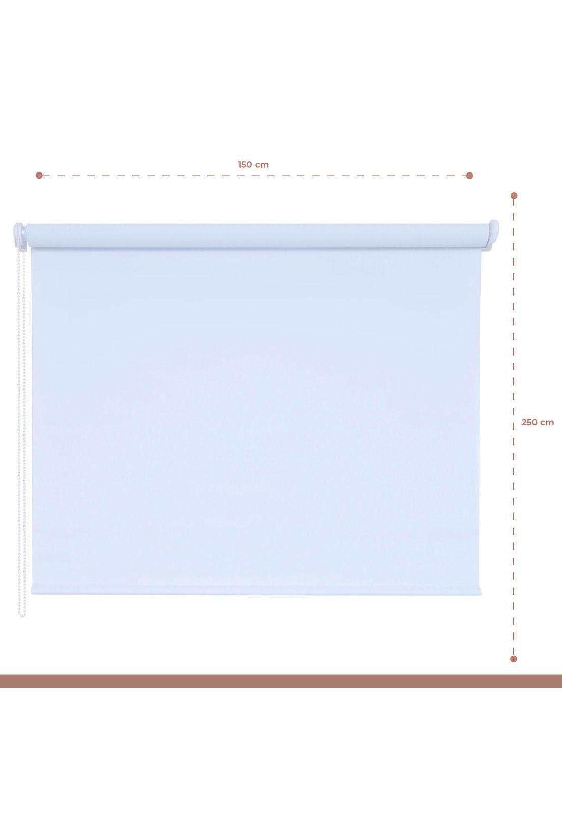 Cortina Roller Blackout 150x250 Blanco-3