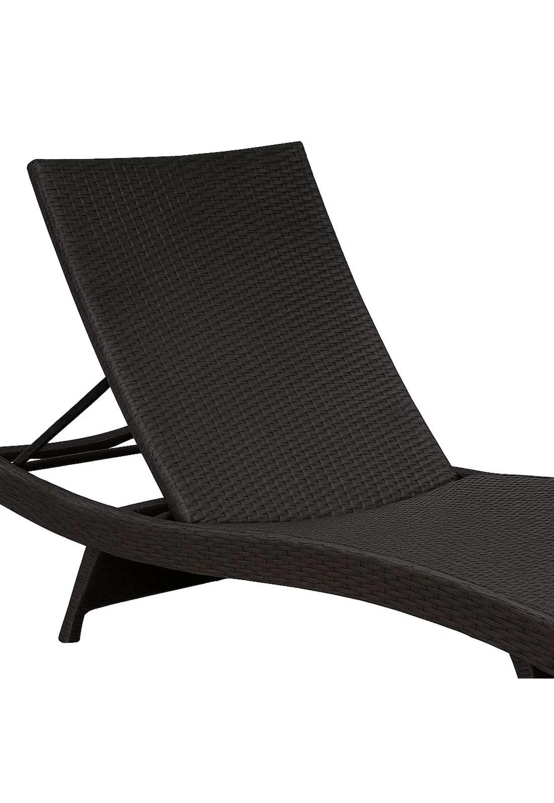 Pack de 2 Reposeras Moderna para Terraza o Piscina en Ratán-5