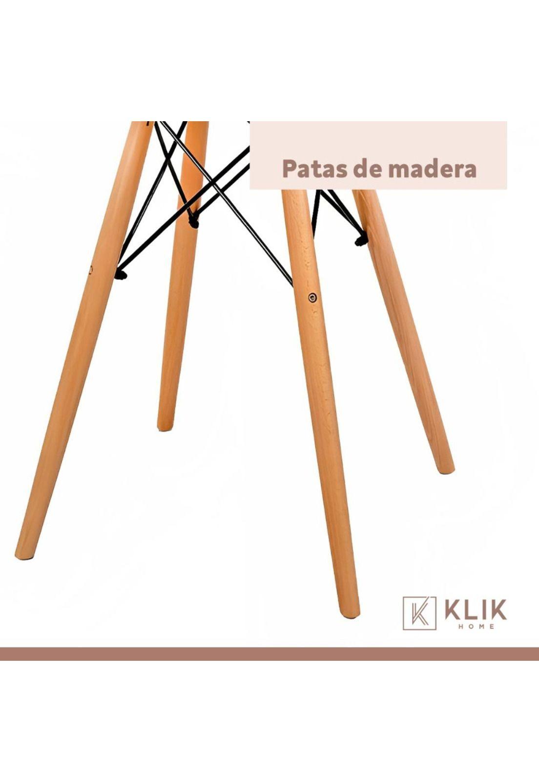 Silla Radar Acolchada Ecocuero - Gris-5