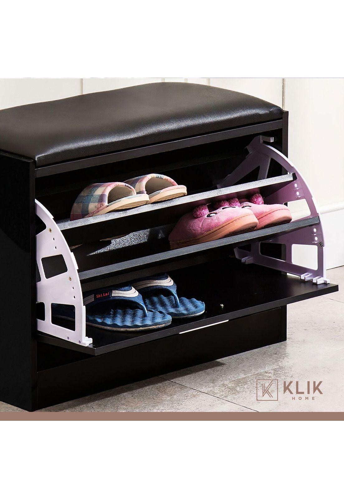 Mueble Zapatero Ecocuero Acolchado Classic-1
