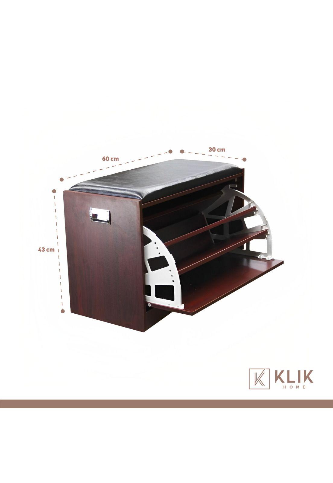 Mueble Zapatero Ecocuero Acolchado Classic-3