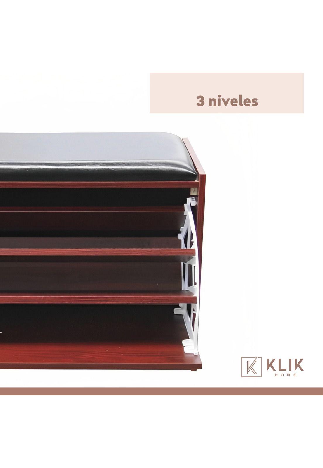 Mueble Zapatero Ecocuero Acolchado Classic-6