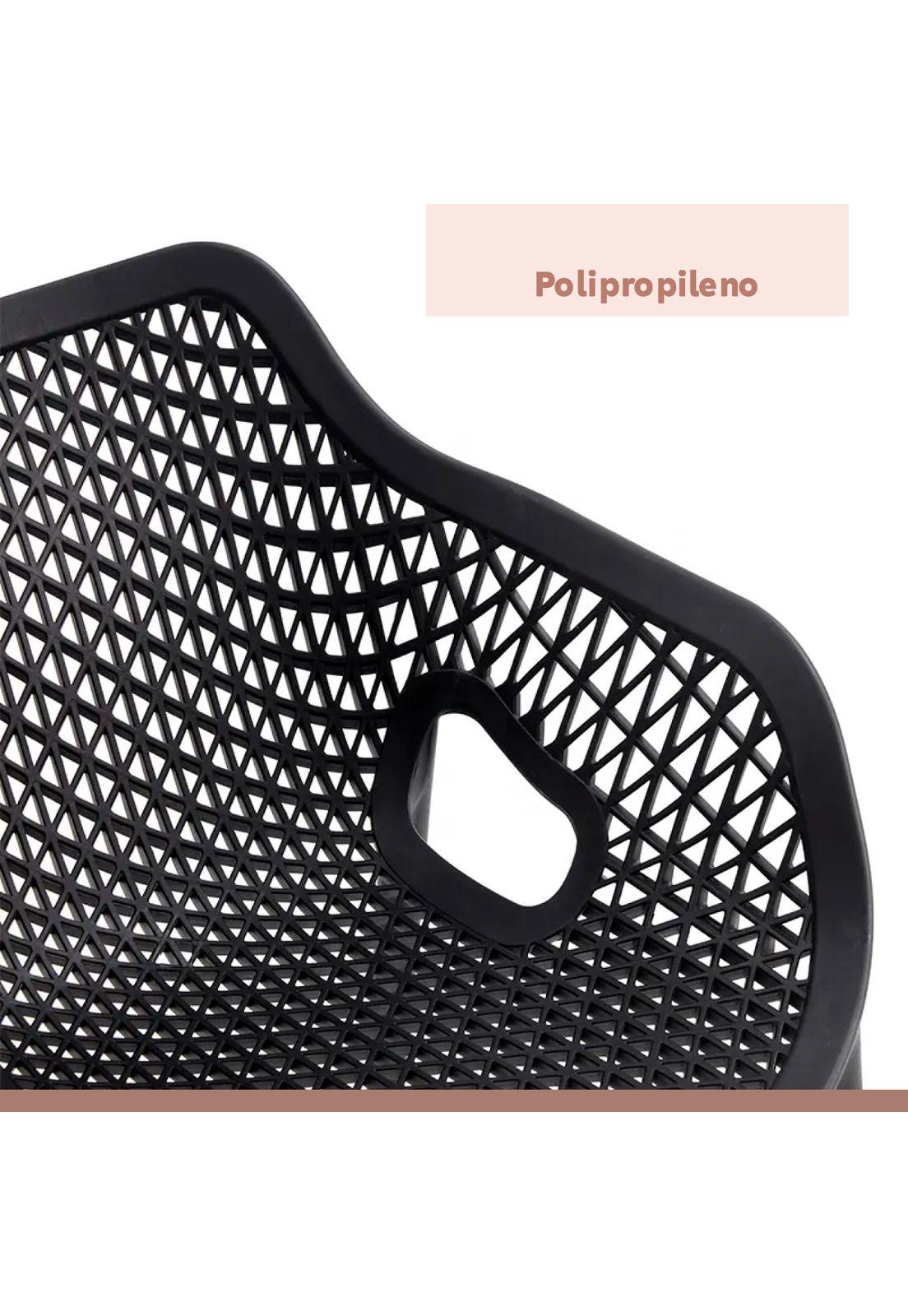 Pack de 4 Sillas Air Berlin Con Reposabrazos - Negras-4