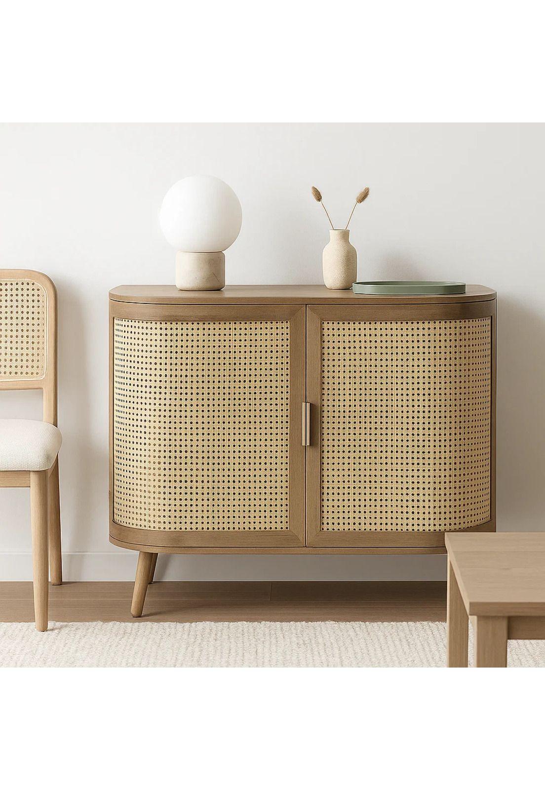 Cómoda Siena Rattan - Natural-2