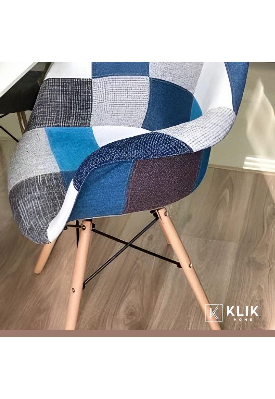 Pack de 2 Butacas Eames Patchwork Celeste-7