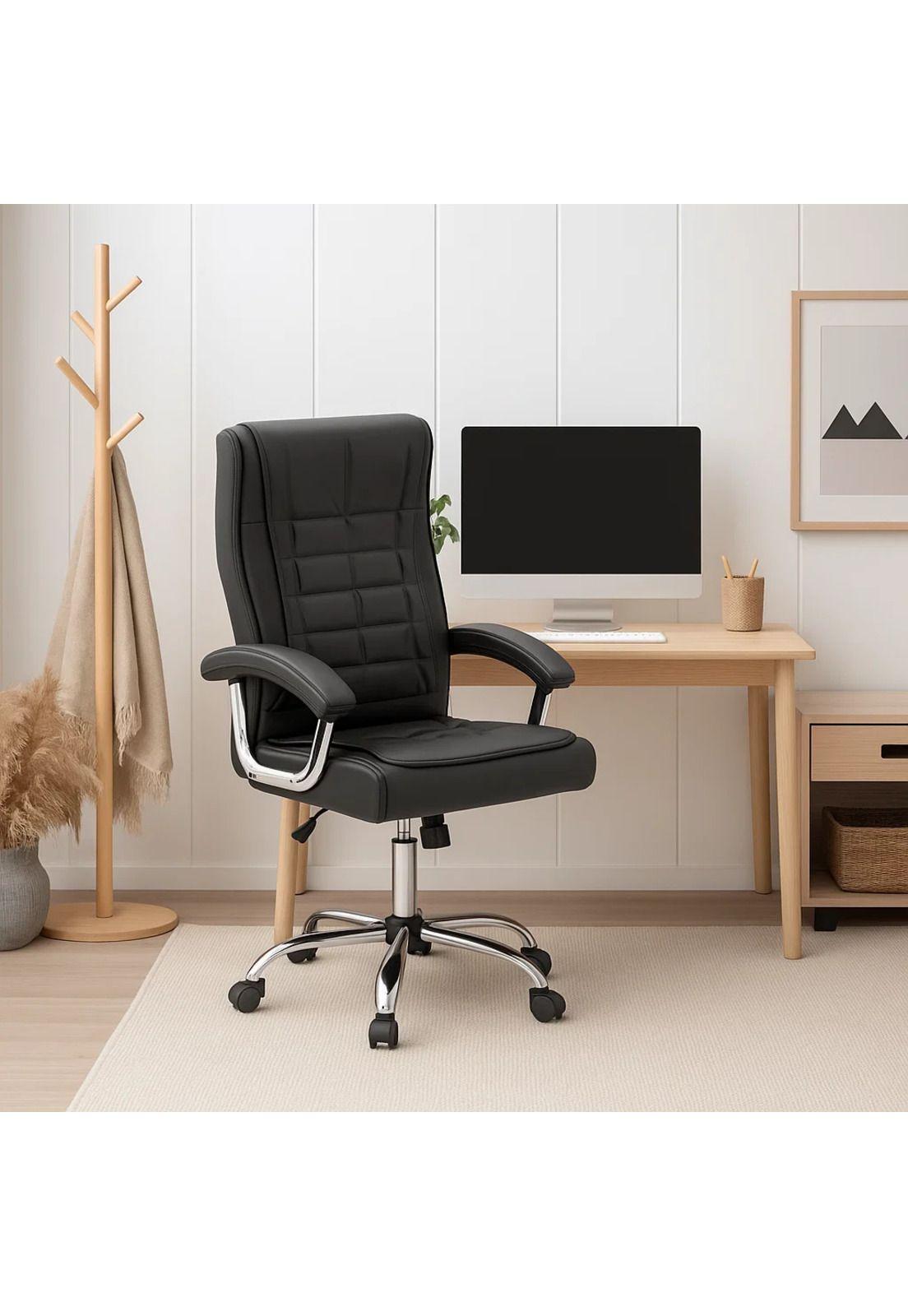 Silla Toscana Ejecutiva de Oficina  - Negro-2