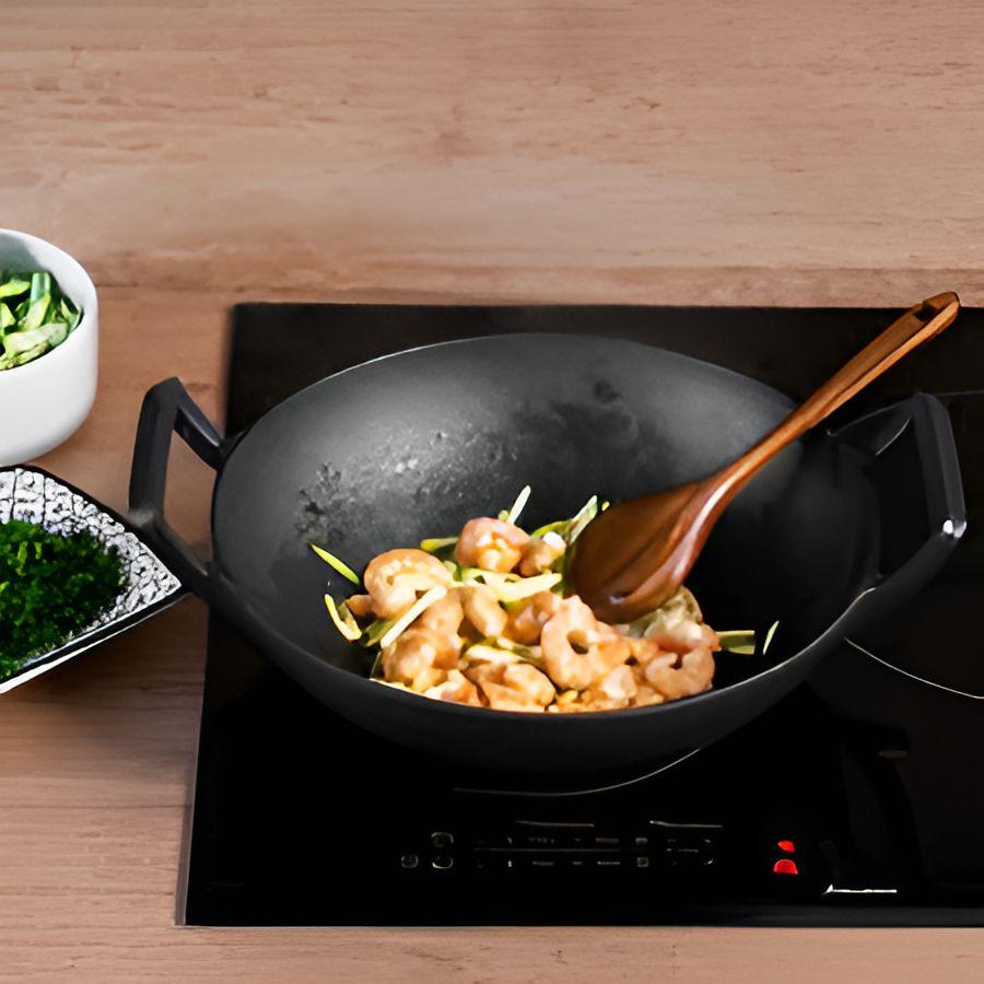 Wok Hierro Fundido 36 X 10 Cm Redondo - Norplat-8