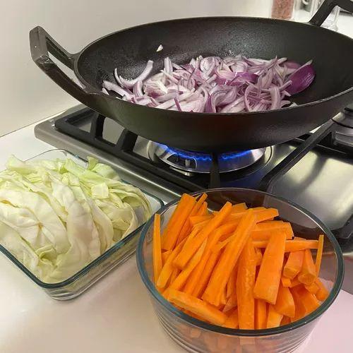 Wok Hierro Fundido 36 X 10 Cm Redondo - Norplat-9