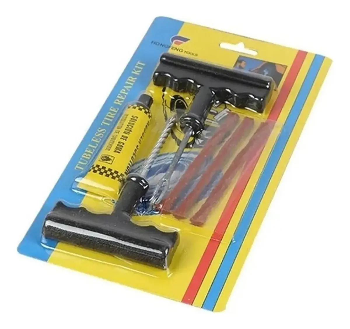 Kit De Parches Tubeless Para Reparación Neumáticos - Norplat-4