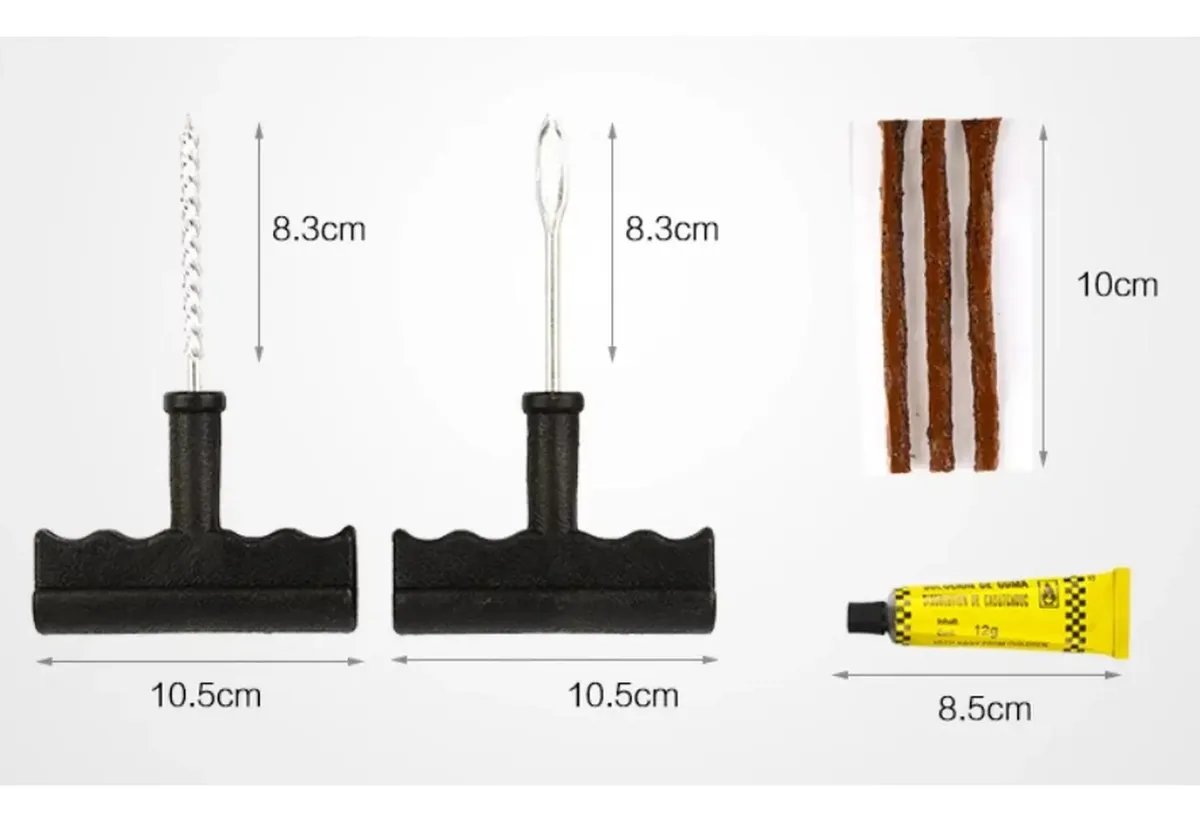 Kit De Parches Tubeless Para Reparación Neumáticos - Norplat-1