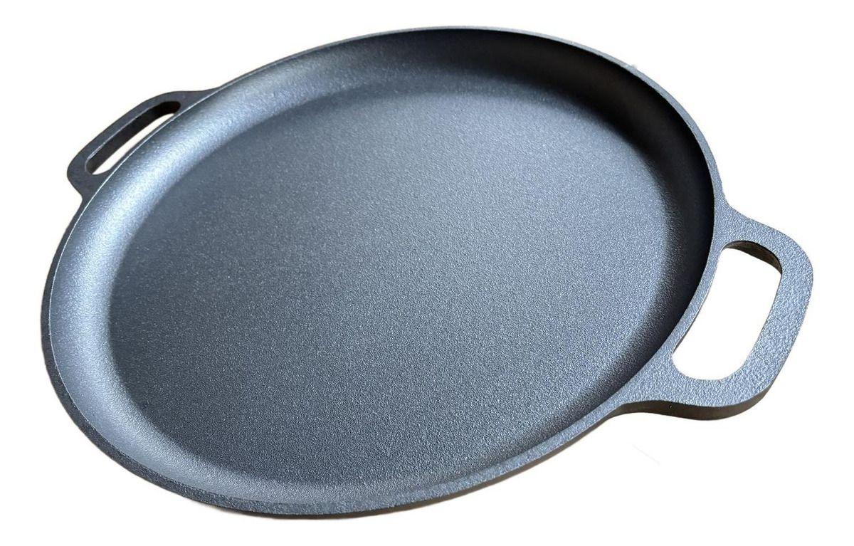 Molde Pizza 34cm Pizzera Argentina Hierro Fundido - Norplat-4