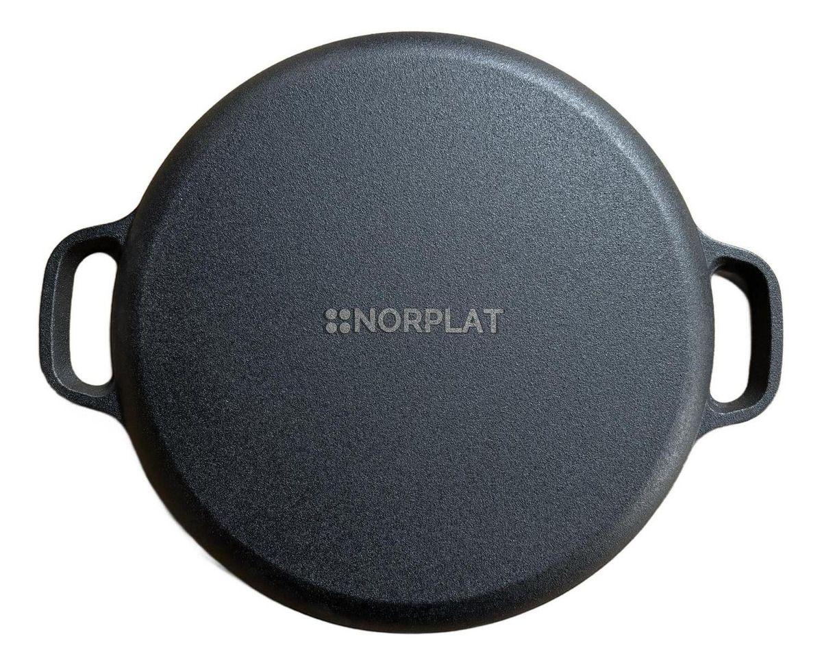 Molde Pizza 34cm Pizzera Argentina Hierro Fundido - Norplat-5