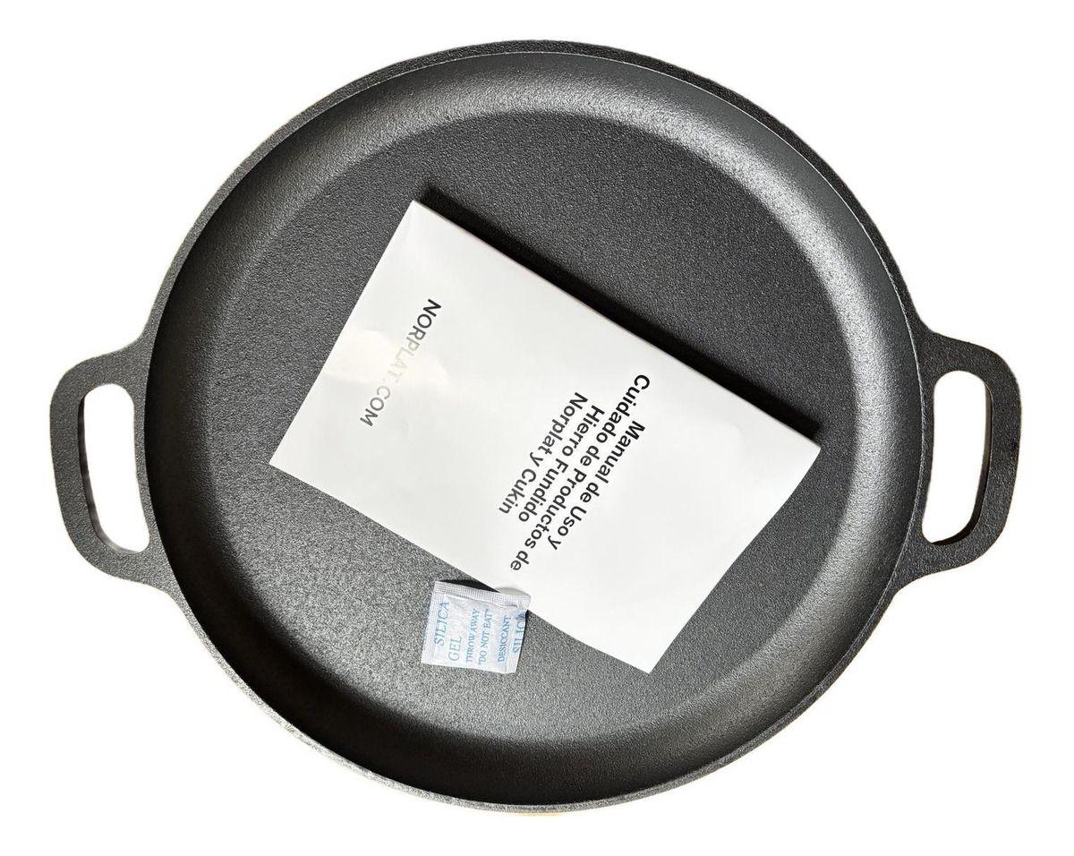 Molde Pizza 34cm Pizzera Argentina Hierro Fundido - Norplat-9