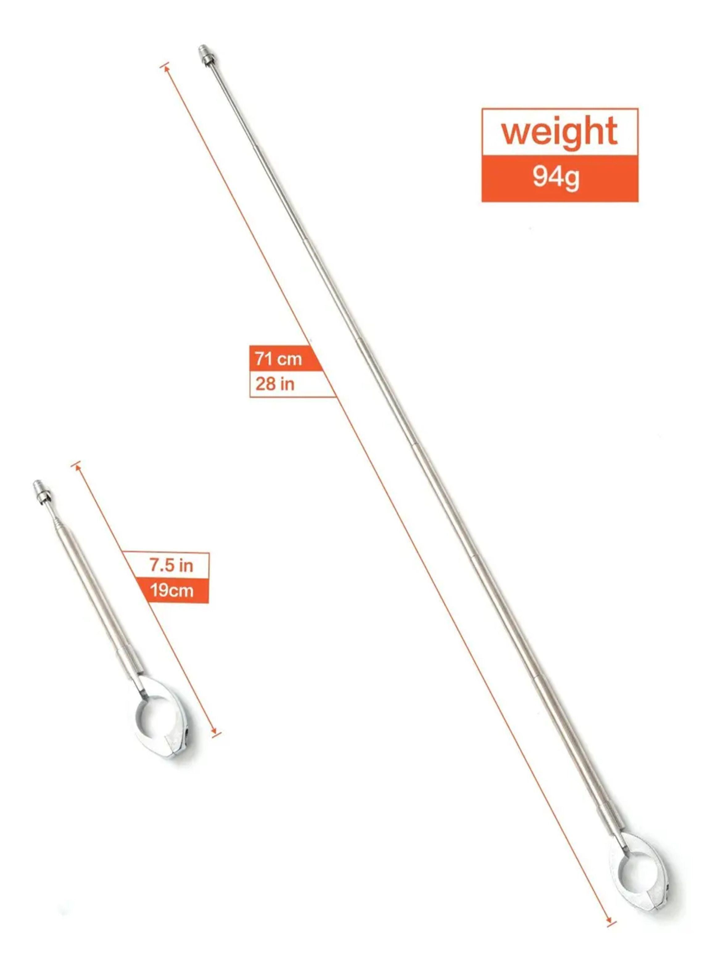 3 Antena Corta Hilo Seguridad Curado Motociclistas - Norplat-2