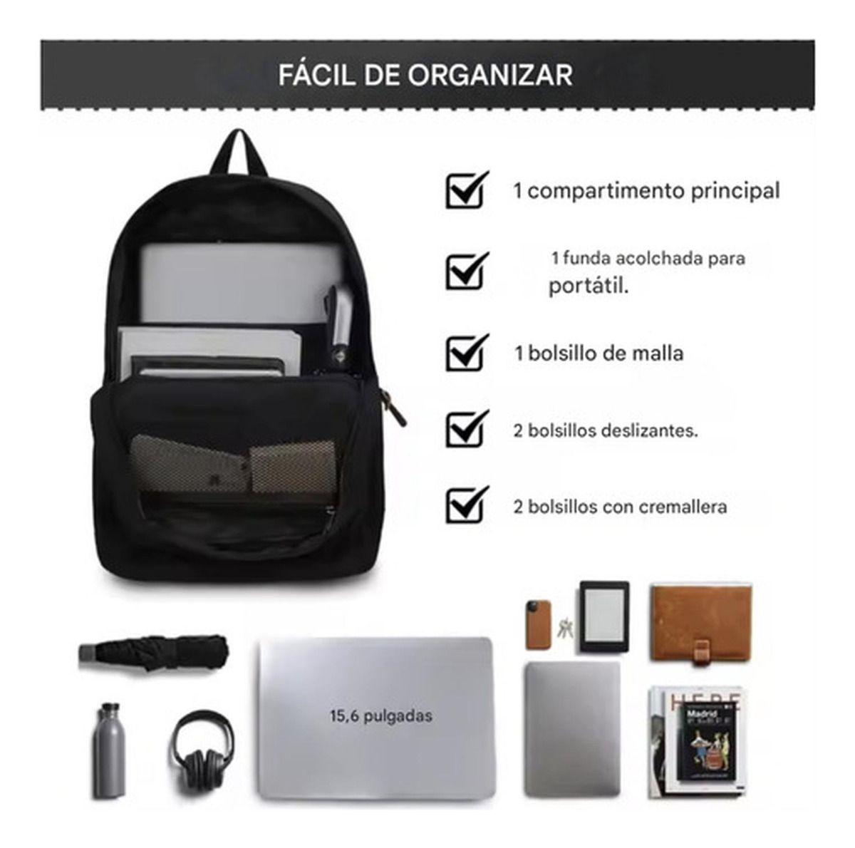 Mochila Urbana Escolar Juvenil Notebook Unisex - Norplat-2