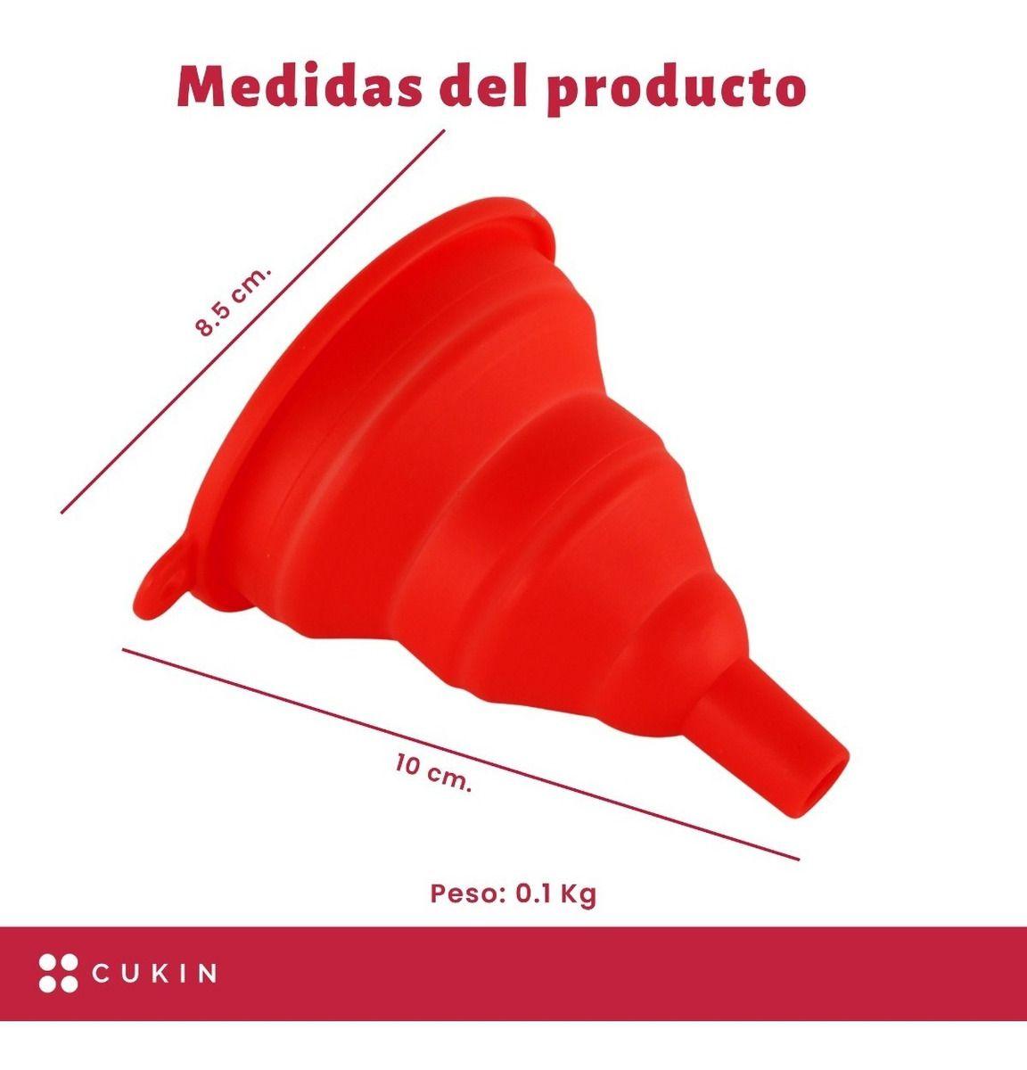 Embudo De Silicona Para Llenar Botellas - Norplat-2