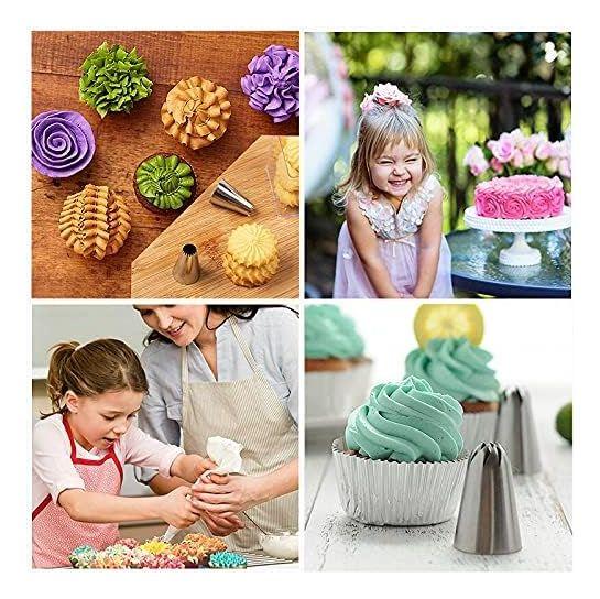 Norplat Kit 24 Boquillas Pastelera Acero Inox Reposteria-2