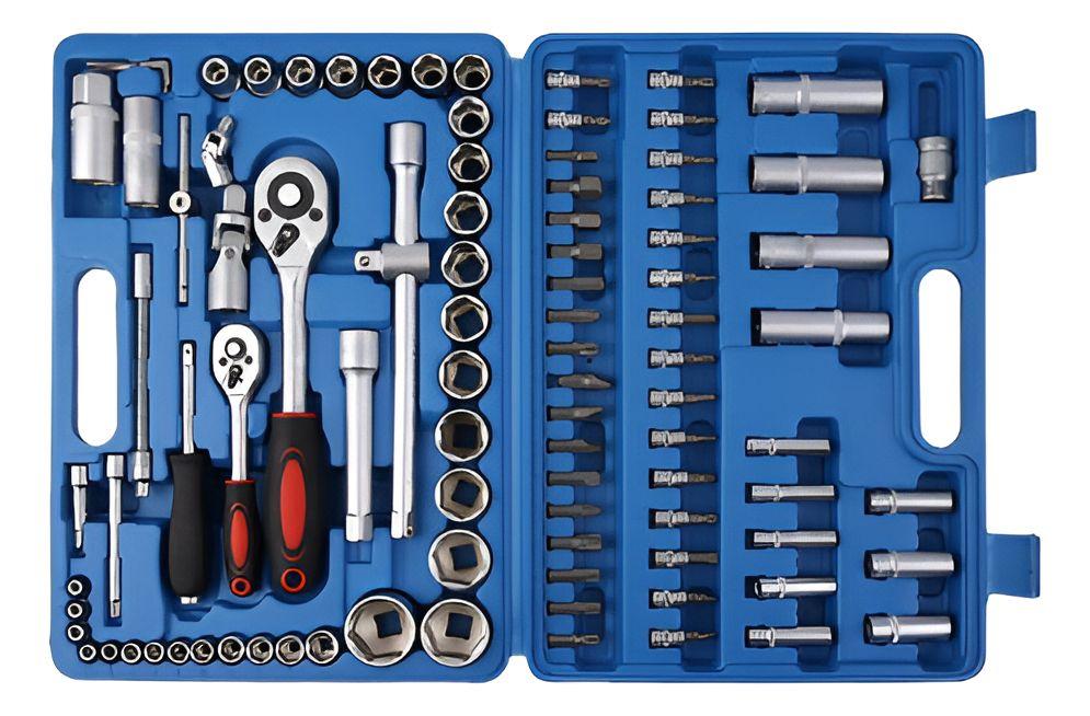Caja Herramientas Dados Llaves 94 Piezas Acero Crv - Norplat-2