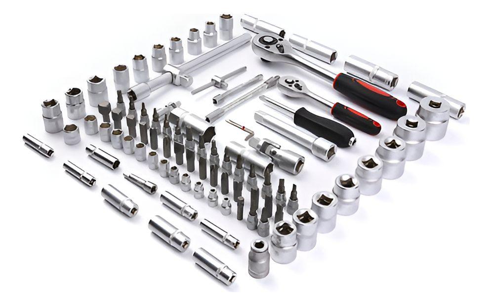 Caja Herramientas Dados Llaves 94 Piezas Acero Crv - Norplat-5