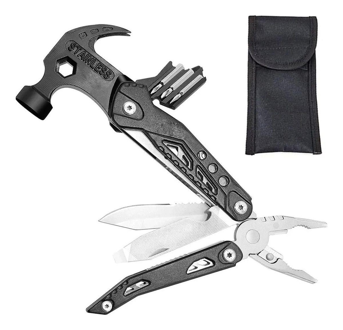 Cortapluma Norplat Supervivencia Pesca Camping 12en1 Funda Negro-1