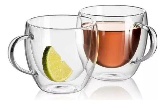Taza Cafe Espresso Doble Pared 80ml Frio Caliente - Norplat-2