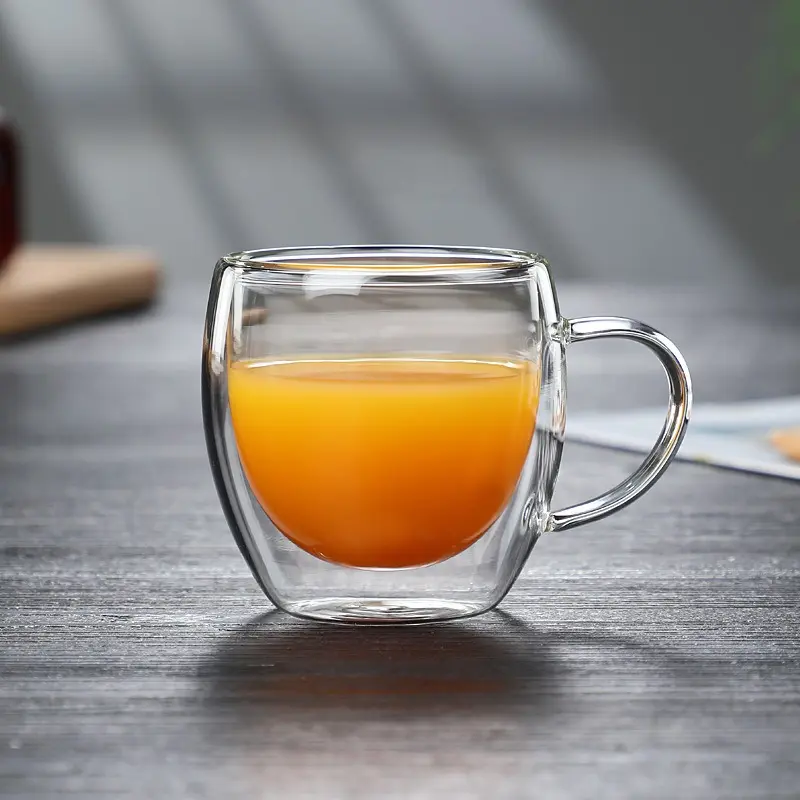 Taza Cafe Espresso Doble Pared 80ml Frio Caliente - Norplat-3