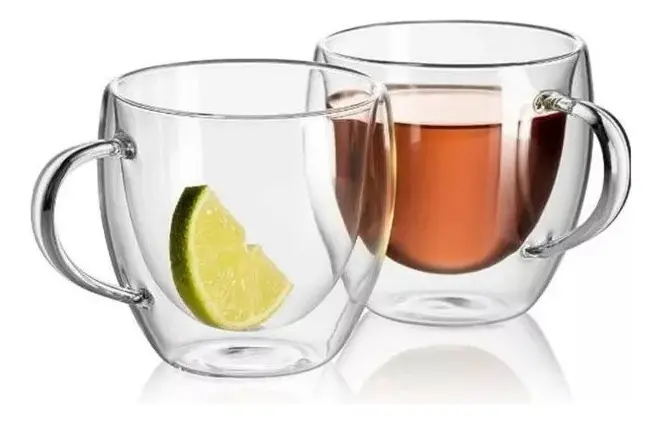 Taza Cafe Espresso Doble Pared 80ml Frio Caliente - Norplat-4