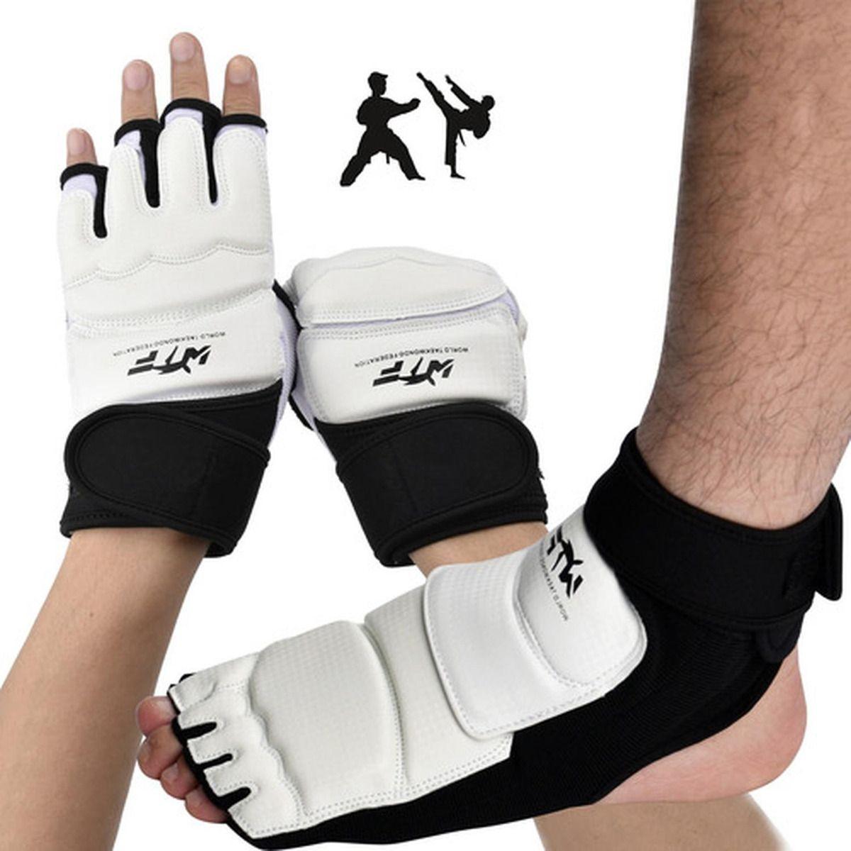 Guantes Y Empeineras De Entrenamiento De Taekwondo - Norplat-1