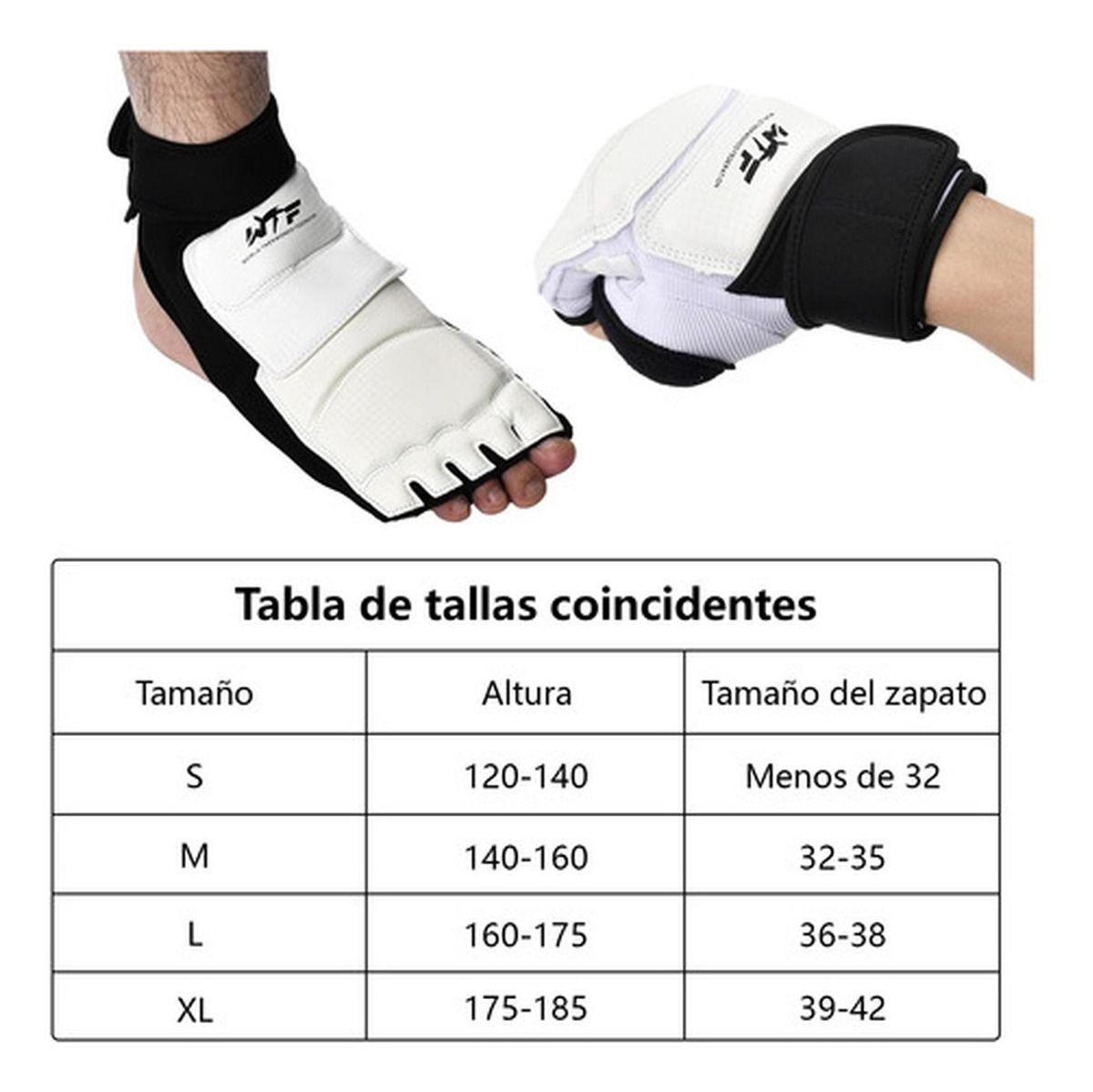 Guantes Y Empeineras De Entrenamiento De Taekwondo - Norplat-2