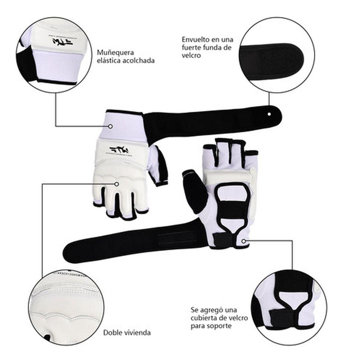 Guantes Y Empeineras De Entrenamiento De Taekwondo - Norplat-3